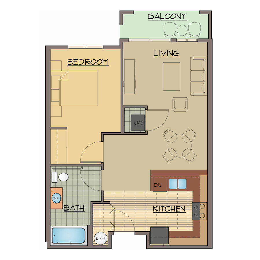 EL-1x1AR floor plan