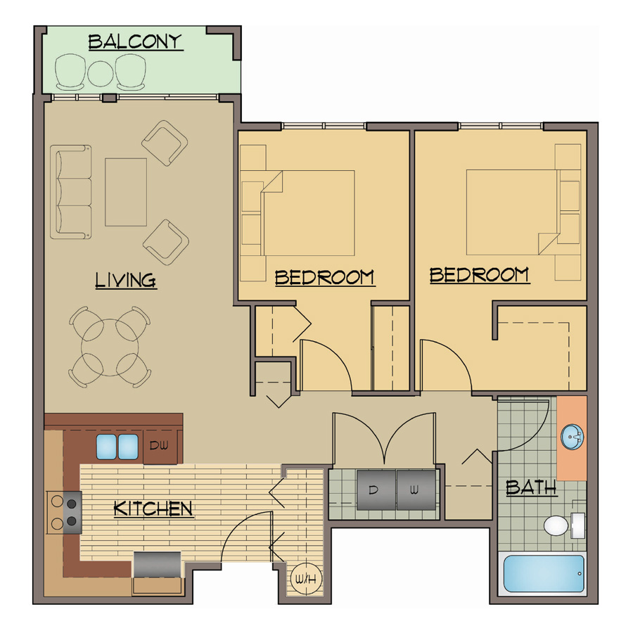 EL-2X1A floor plan