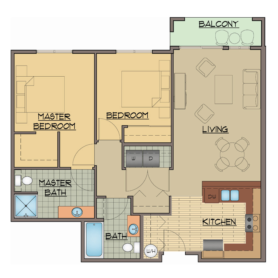 EL-2x2AR floor plan