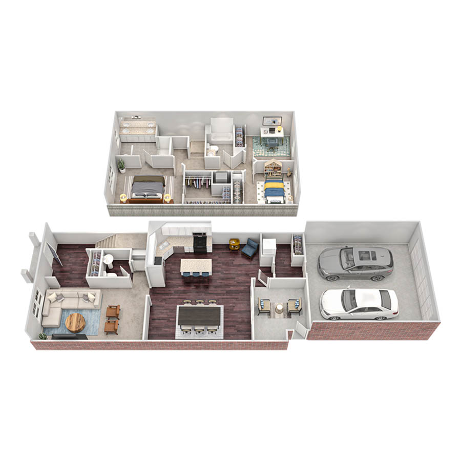 Wedgewood Townhome floor plan