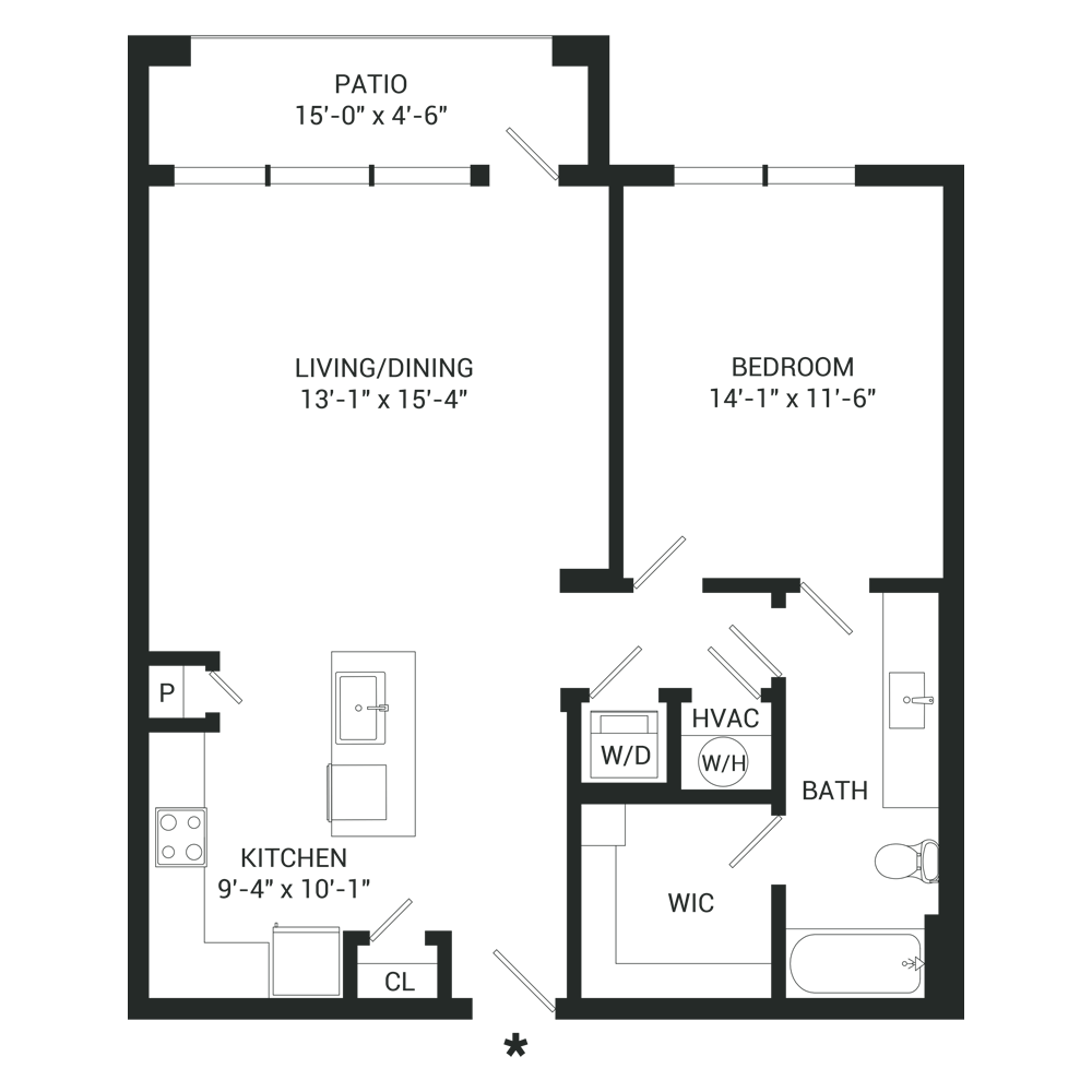 Outlook floor plan
