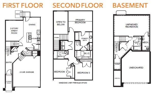 3B-FL floor plan