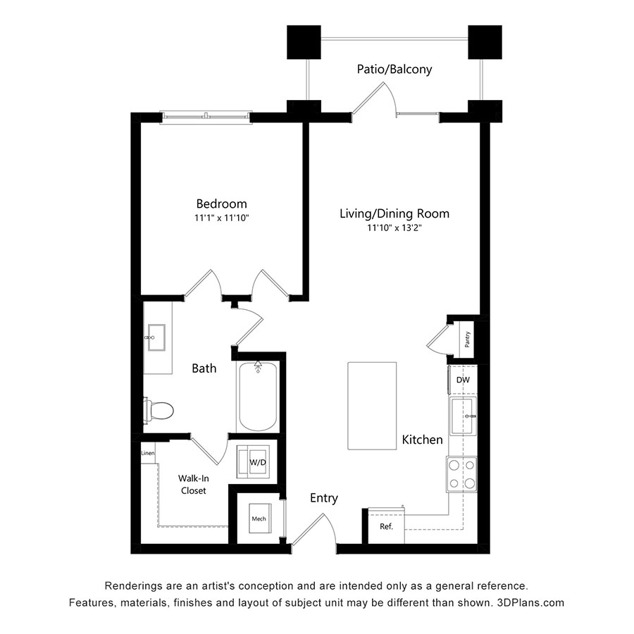 A1 floor plan