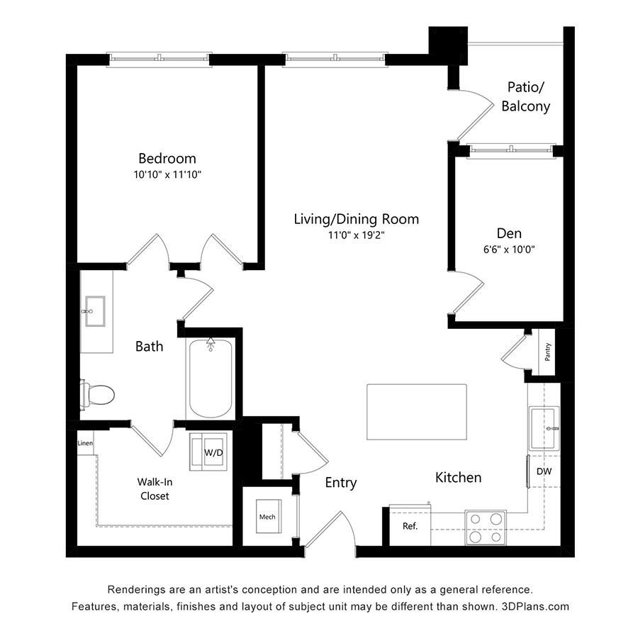 A2 floor plan