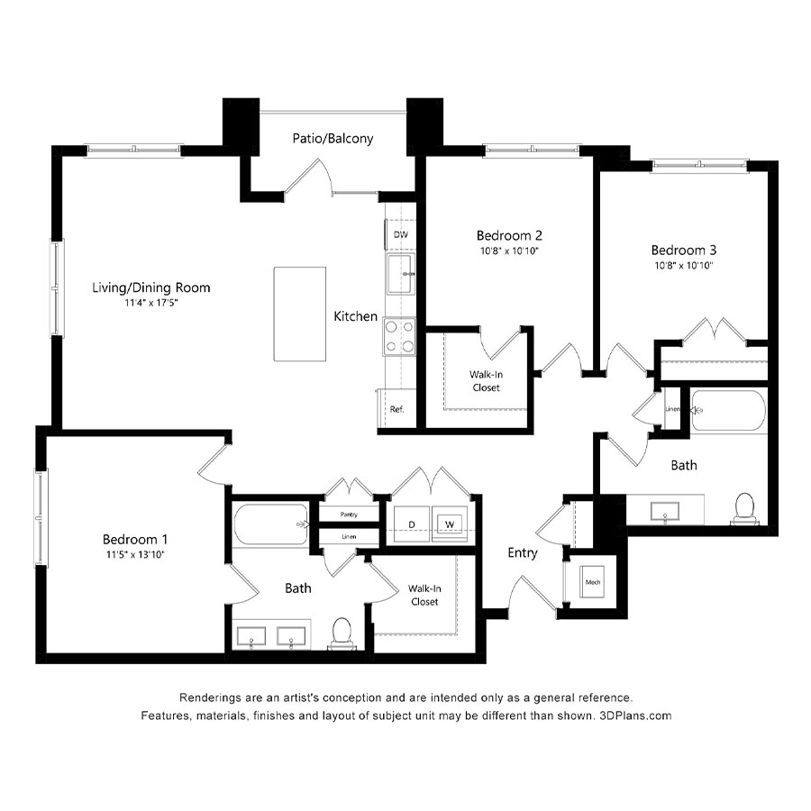 C1 floor plan