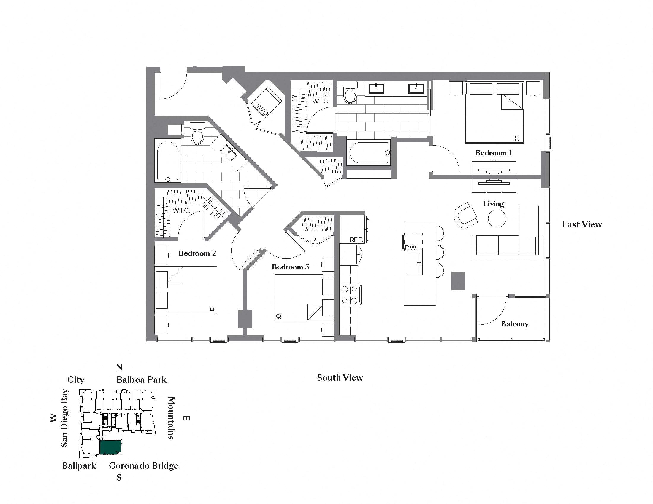 3B floor plan