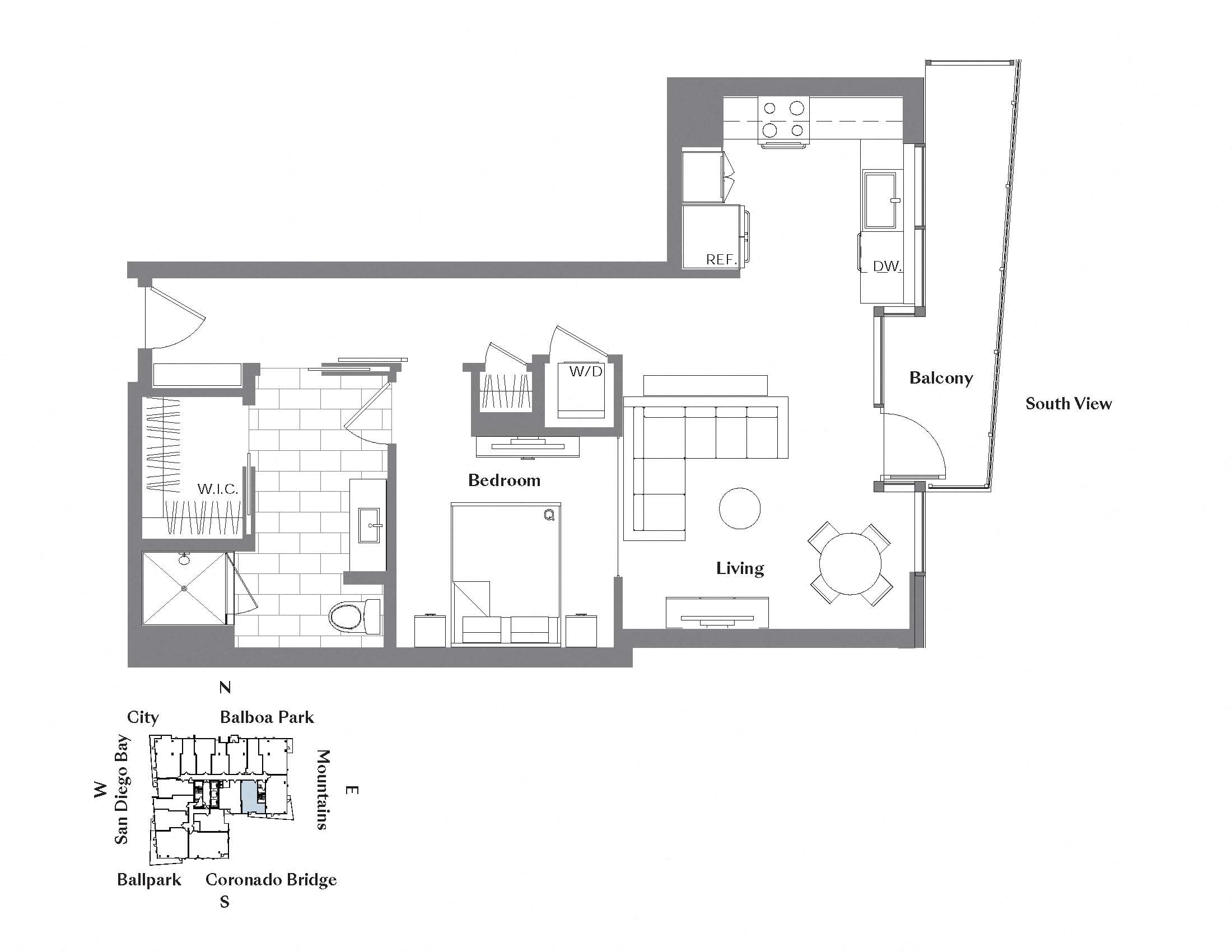1G floor plan