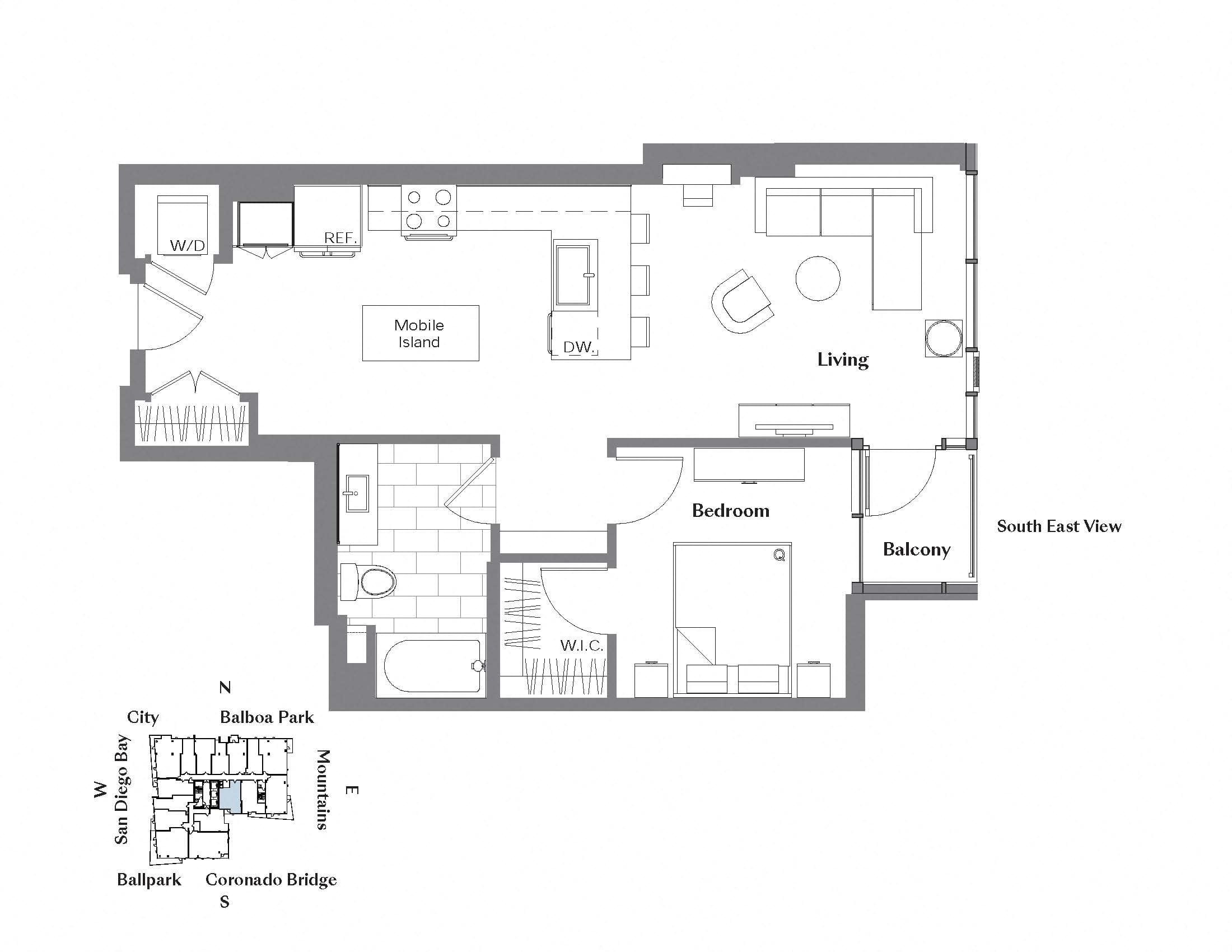 1F floor plan