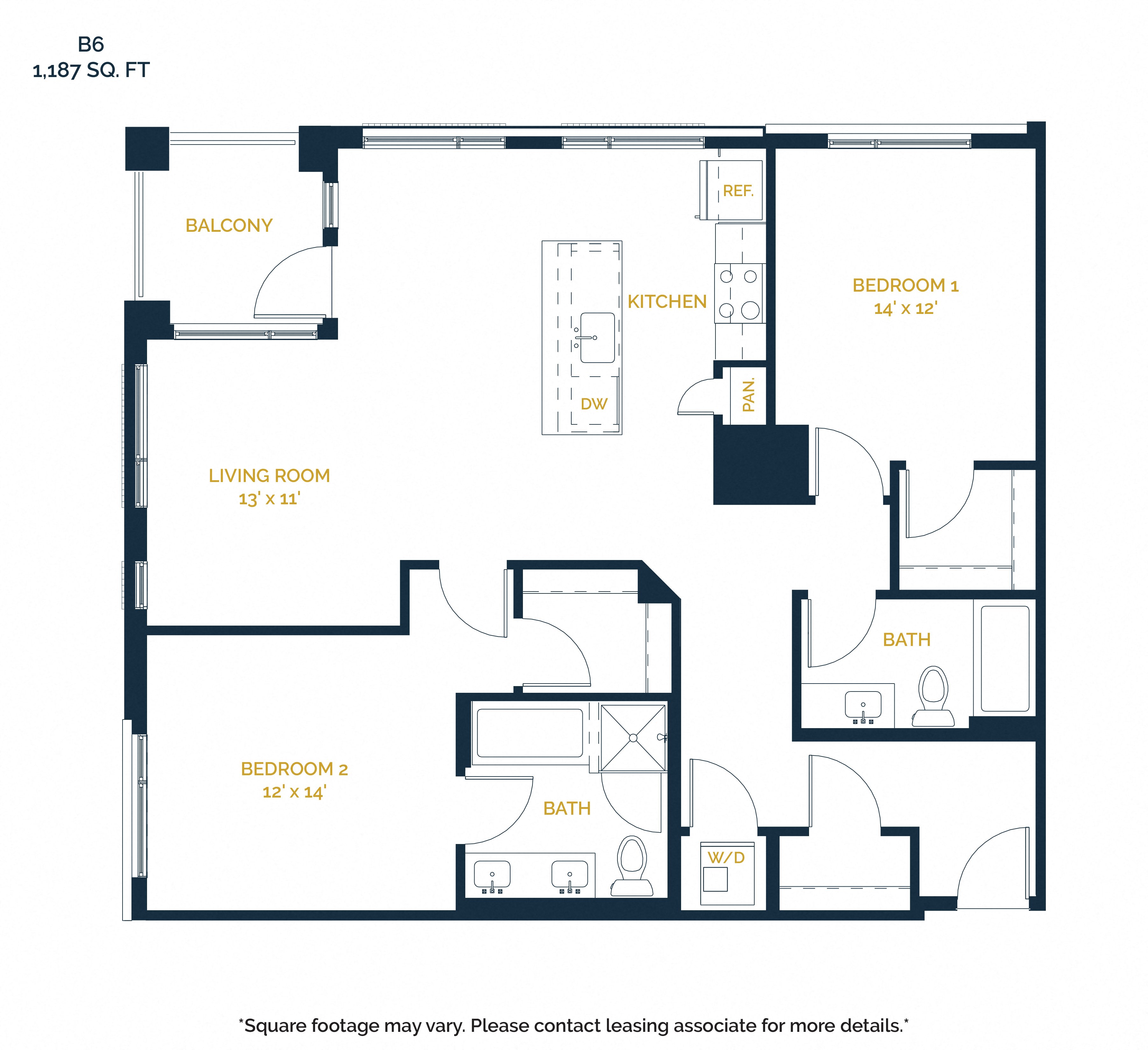 B6 floor plan