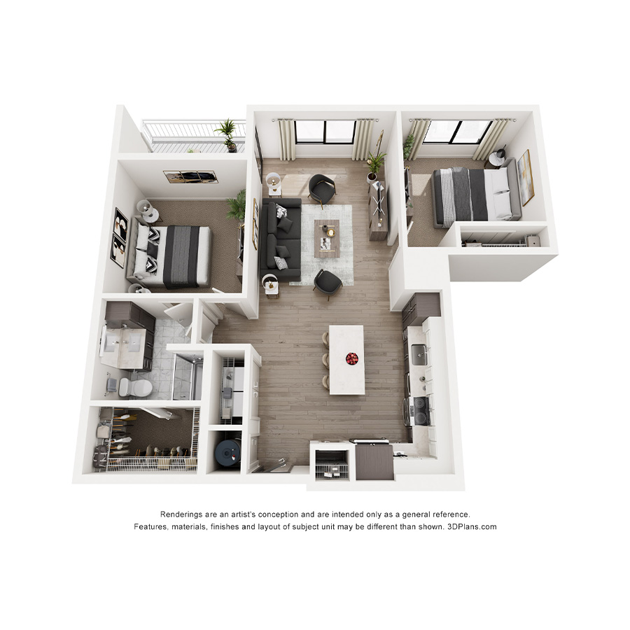 B-1 floor plan