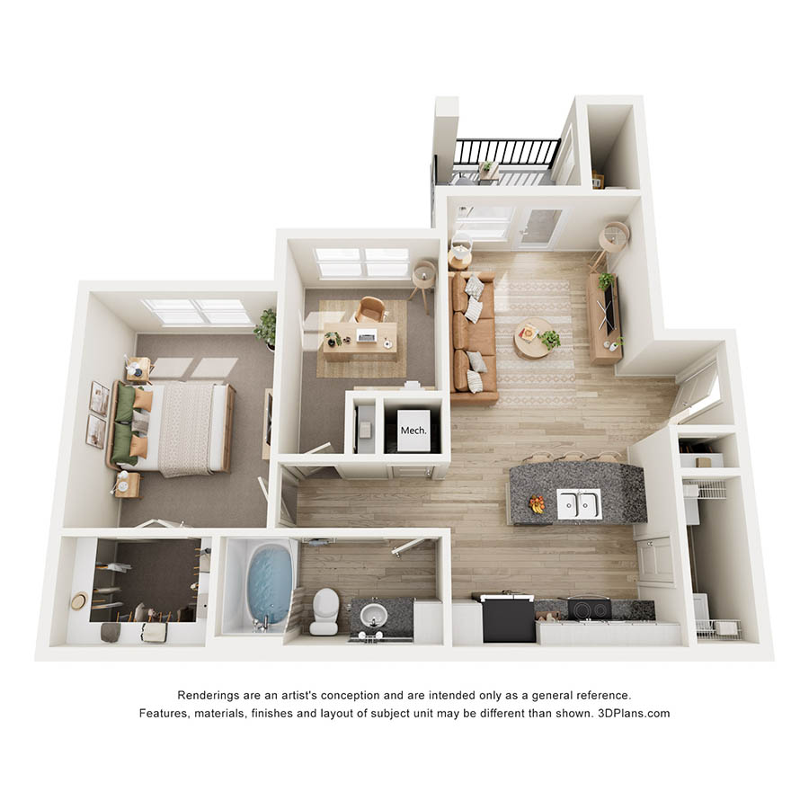 A2 floor plan