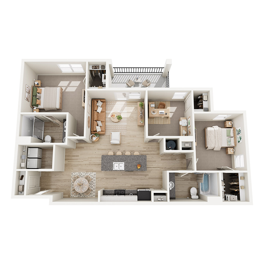C floor plan