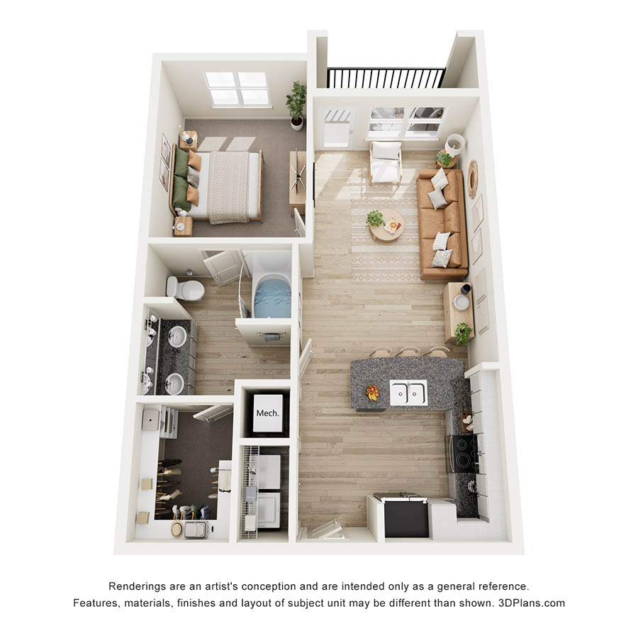 A1 floor plan