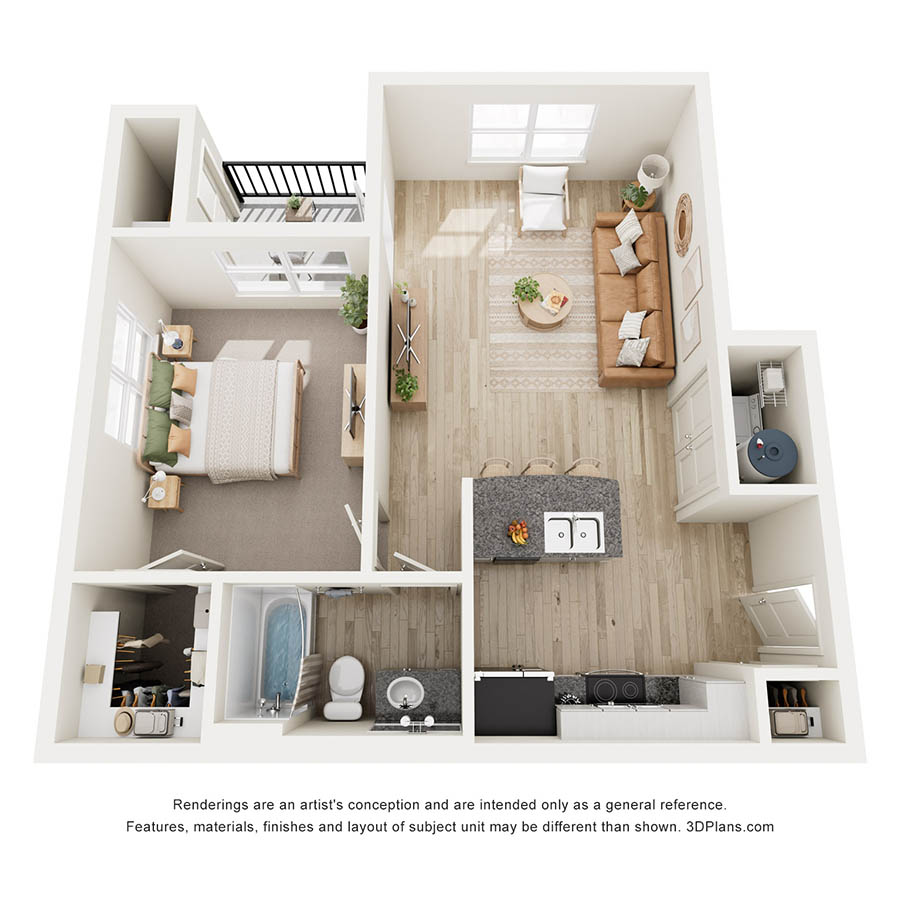 A floor plan