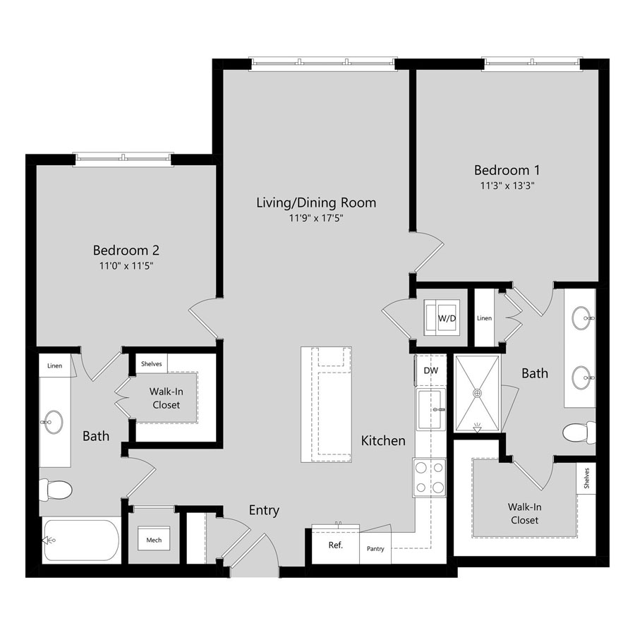 B1-80 floor plan