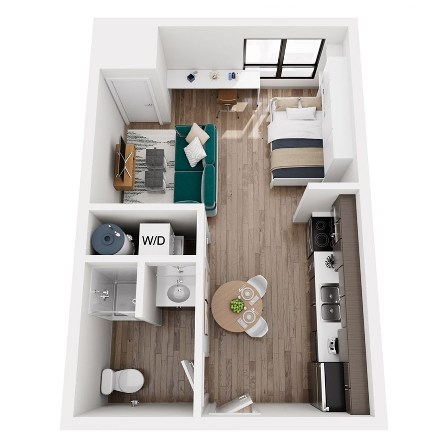 STUDIO floor plan
