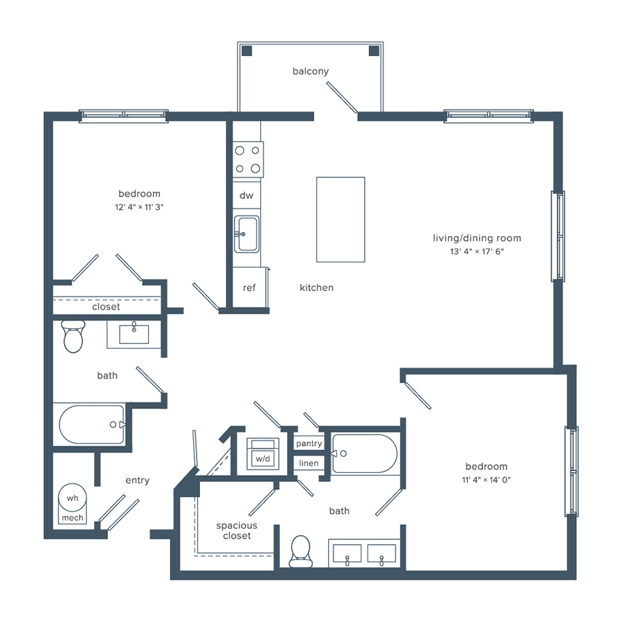 B2 floor plan
