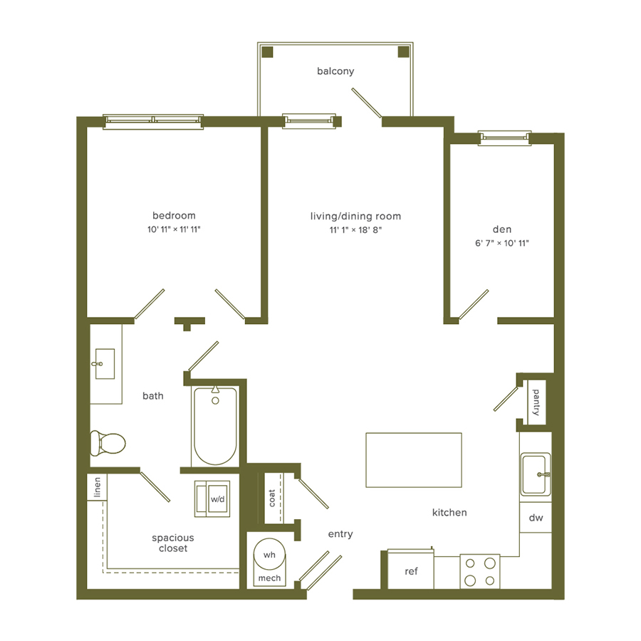A2 floor plan