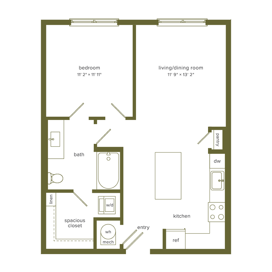 A1.1 floor plan