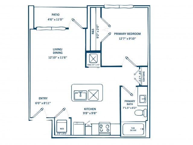 E2 floor plan