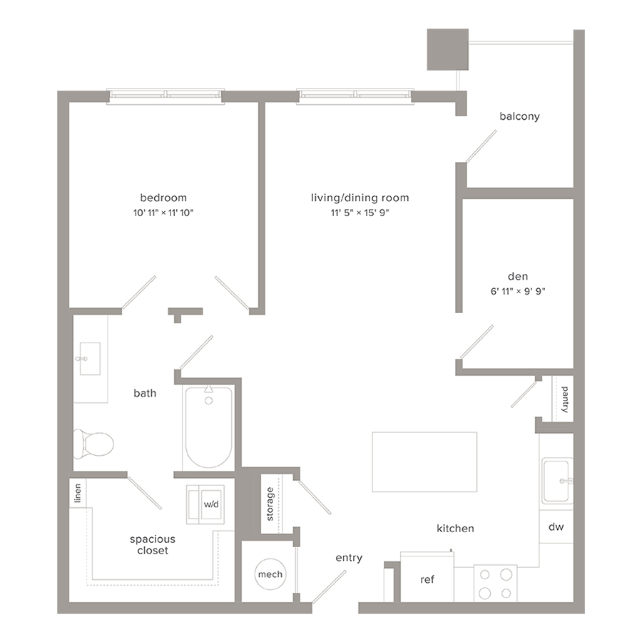 A2 floor plan