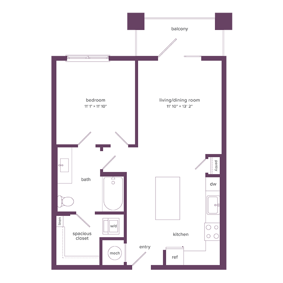 A1 floor plan