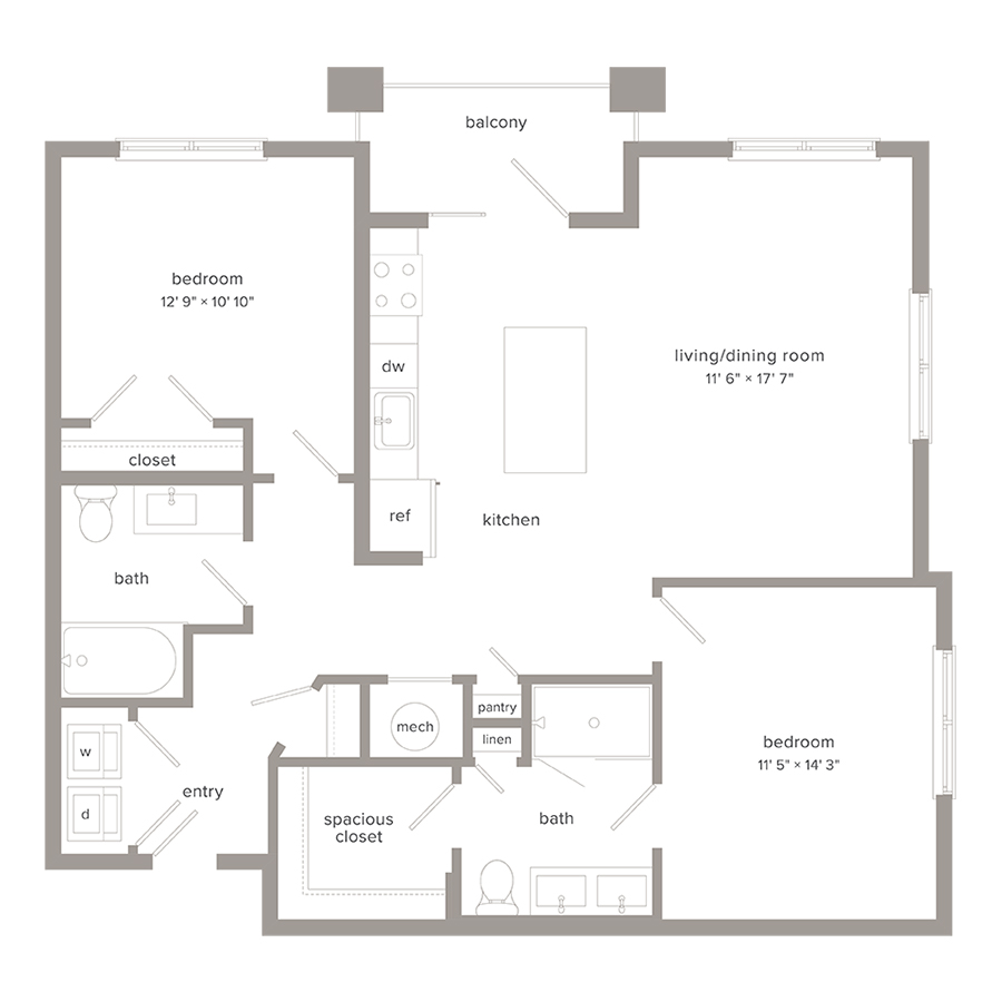 B2 floor plan