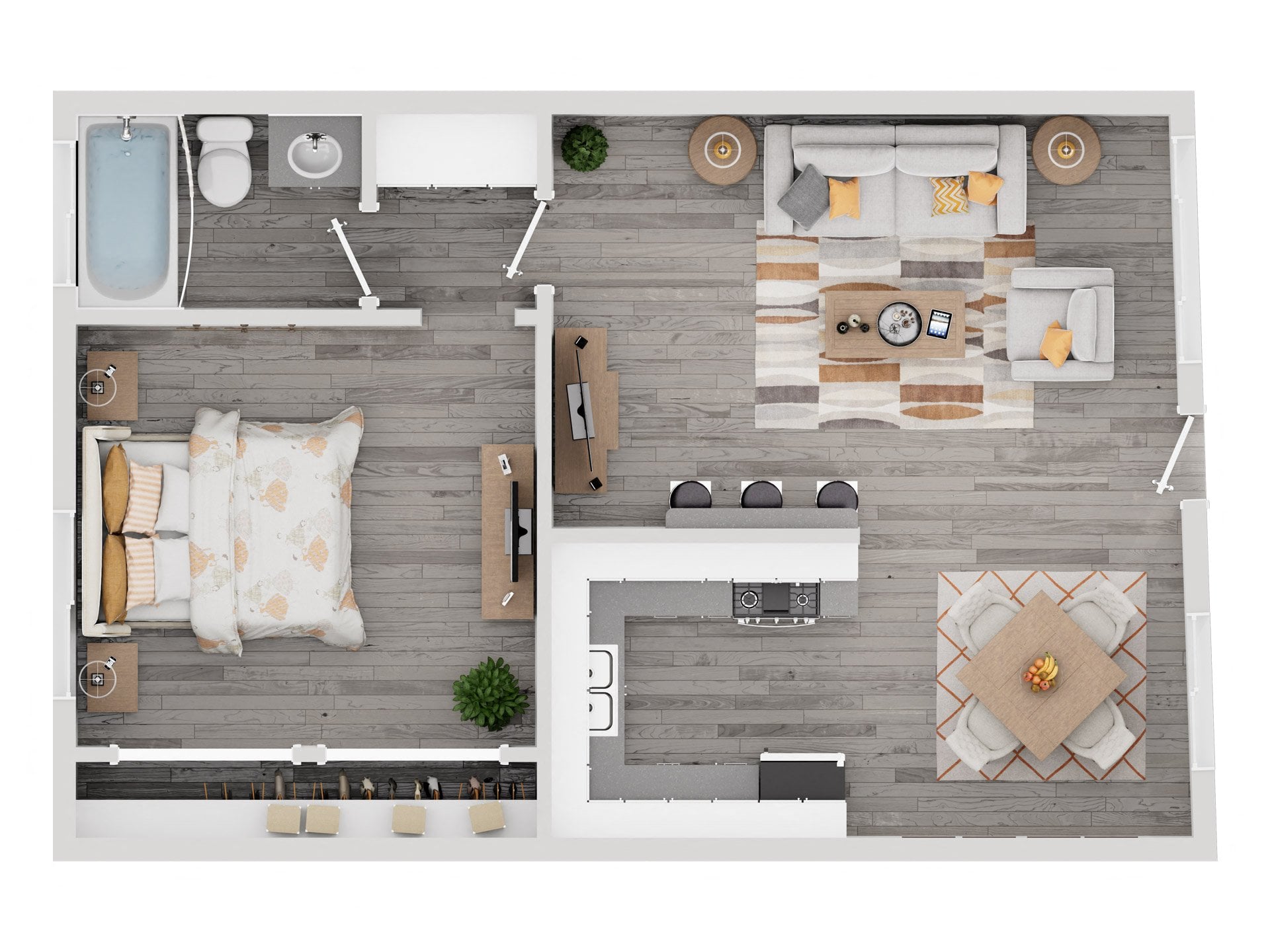 1SP floor plan