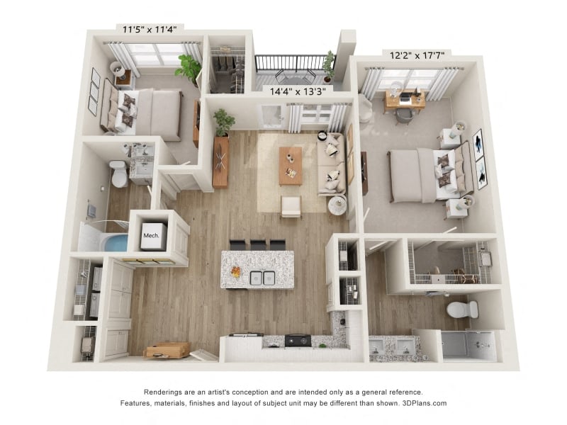 The Waylon floor plan
