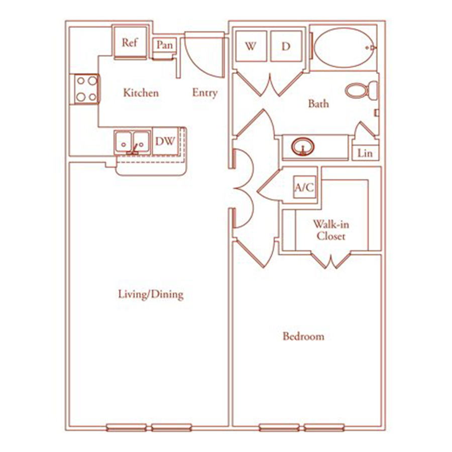 Barcelona floor plan