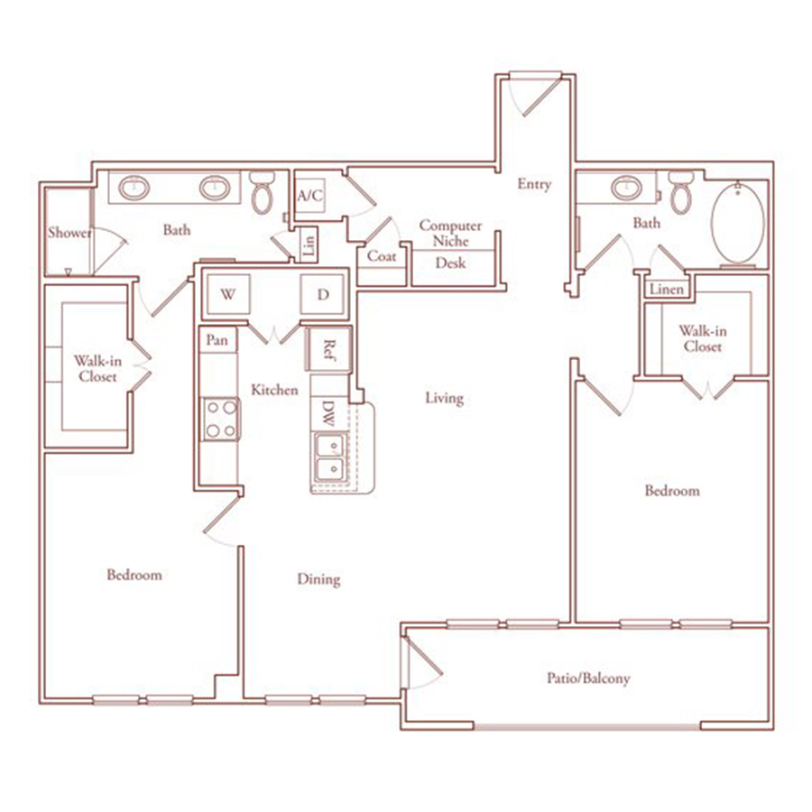 Seville 3 floor plan