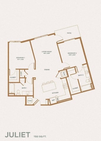 Juliet floor plan