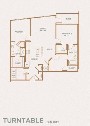 Turntable w/ Work Studio floor plan