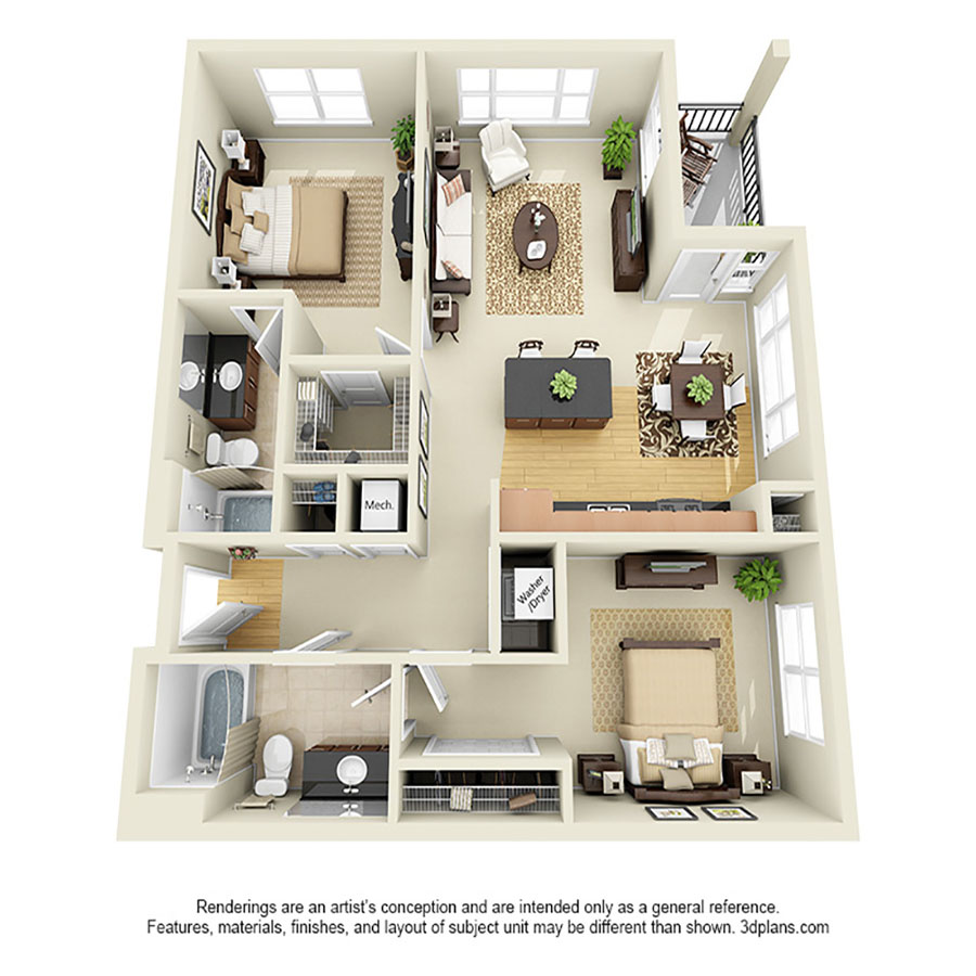 B2 floor plan