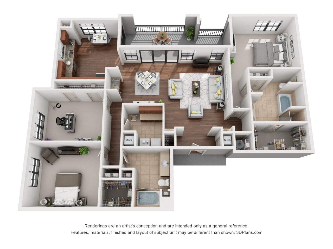 C1A floor plan