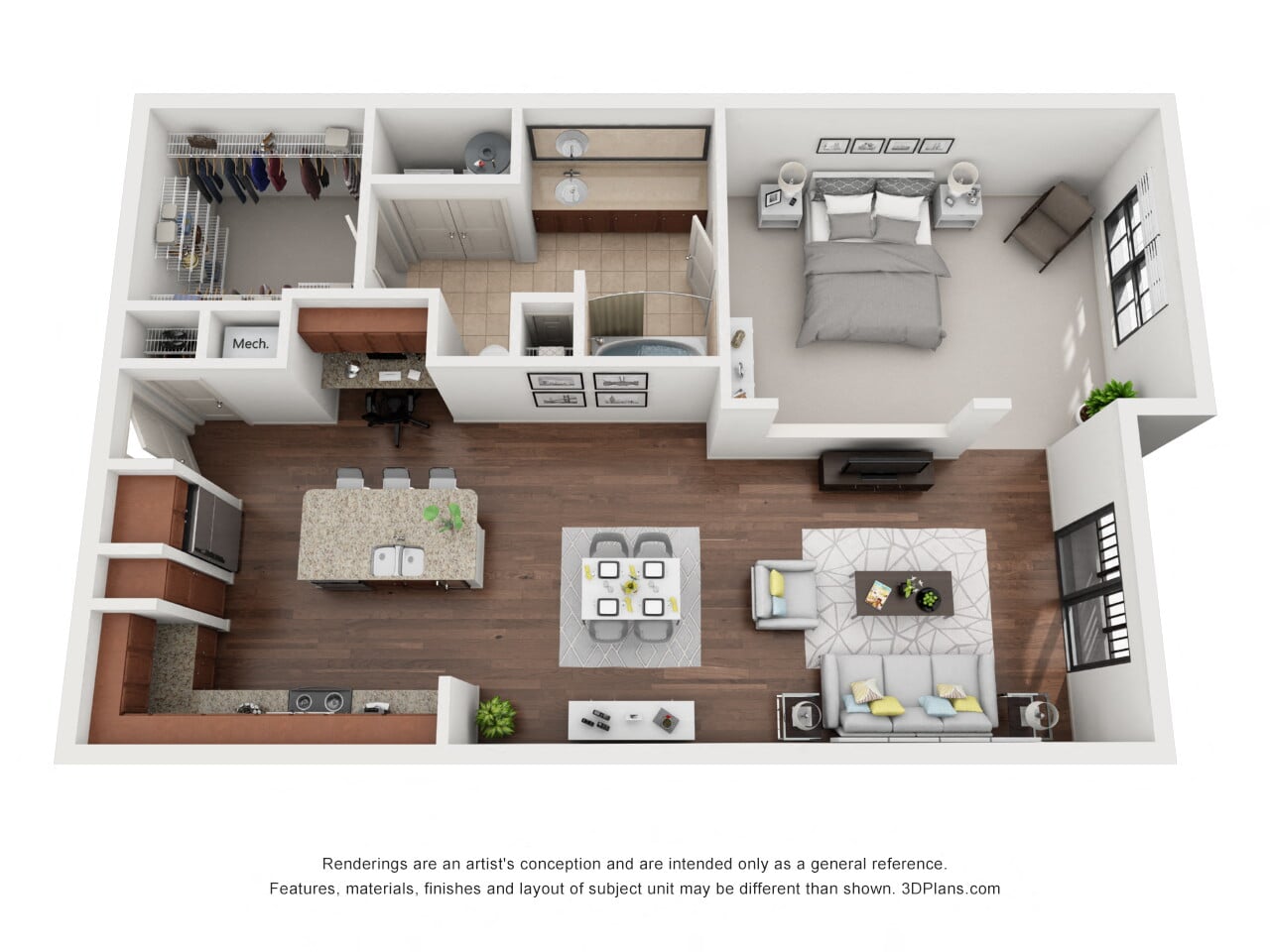 A6 floor plan