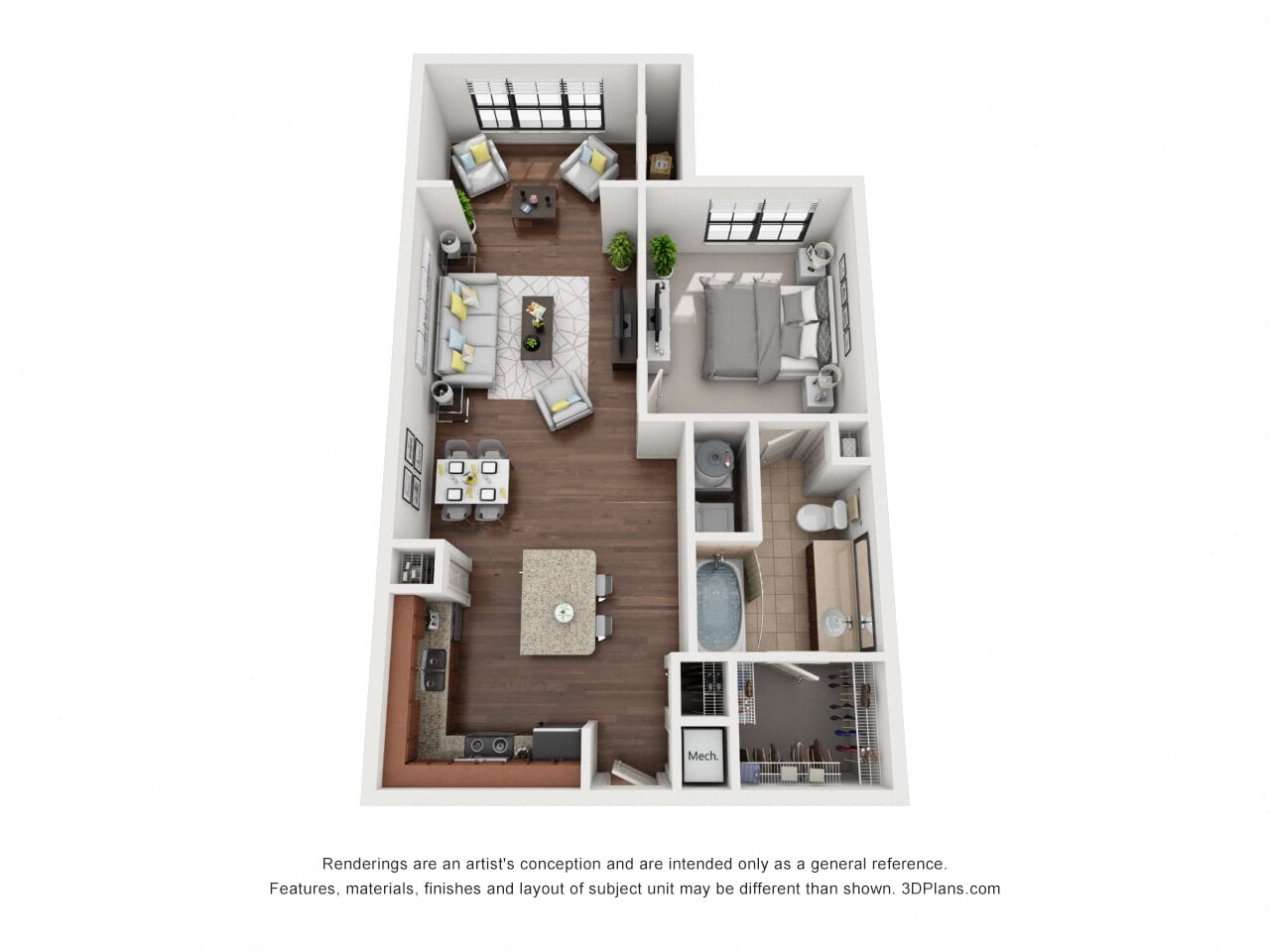 A2 floor plan