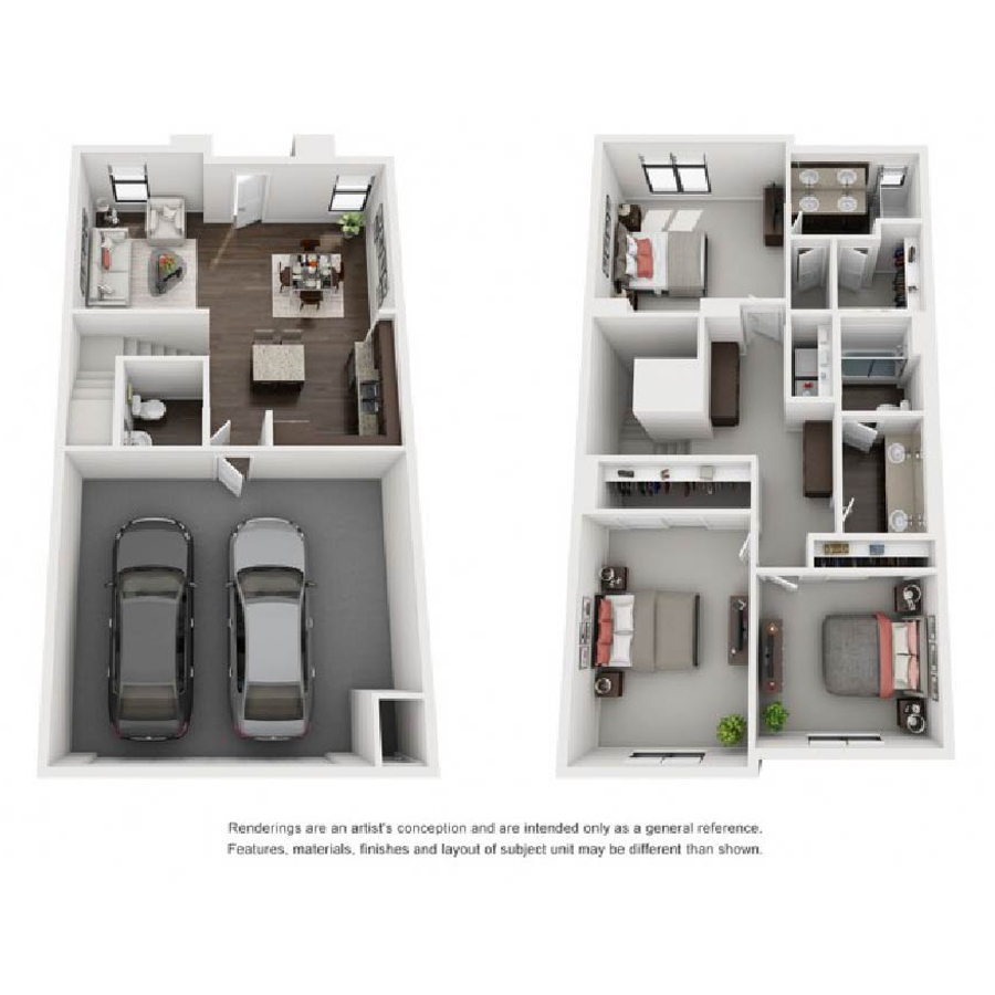 3x2.5 floor plan