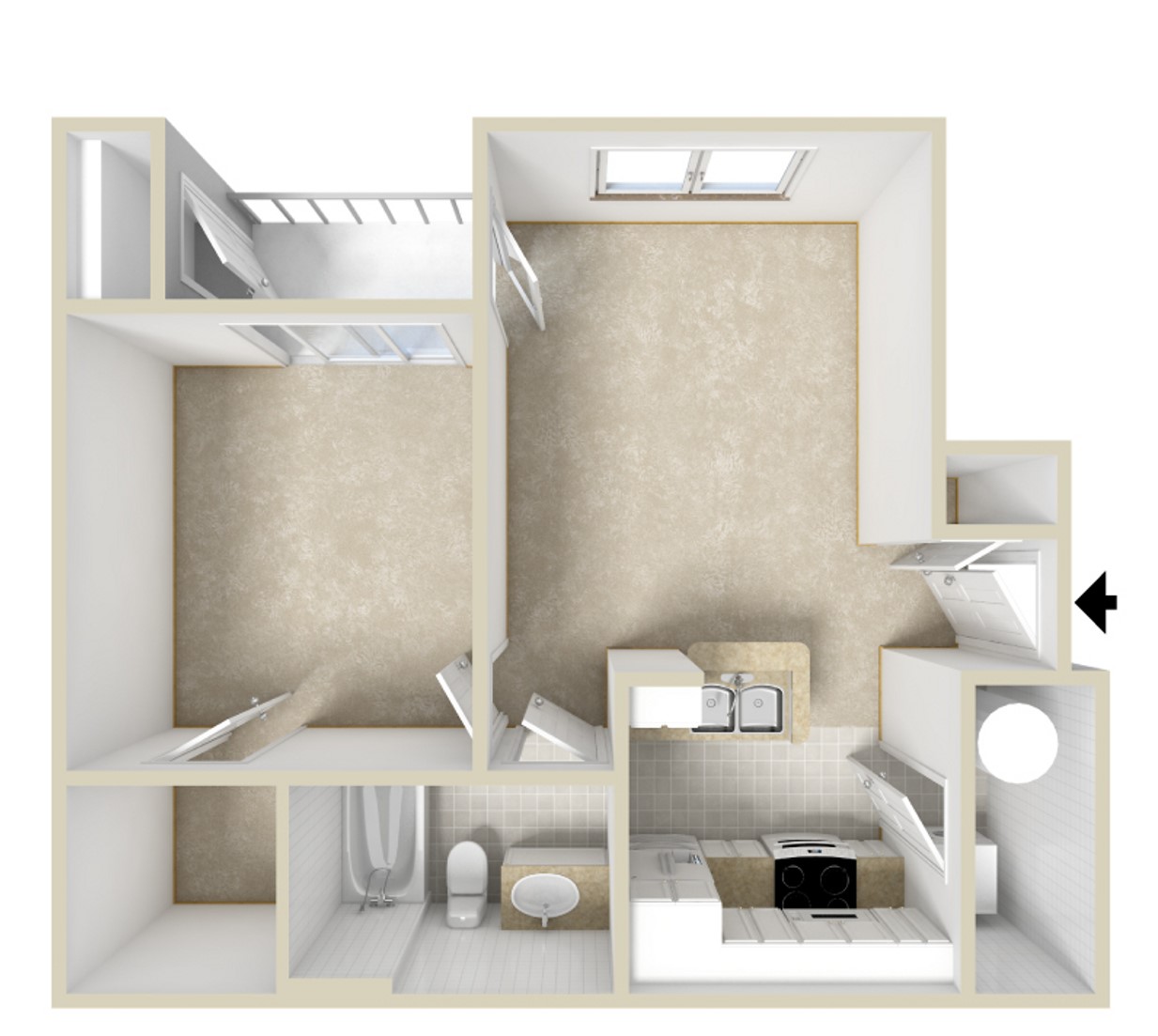 A1 floor plan