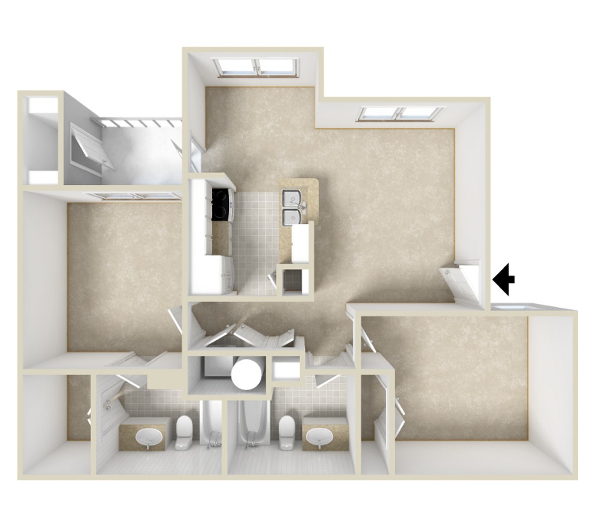 A2 floor plan