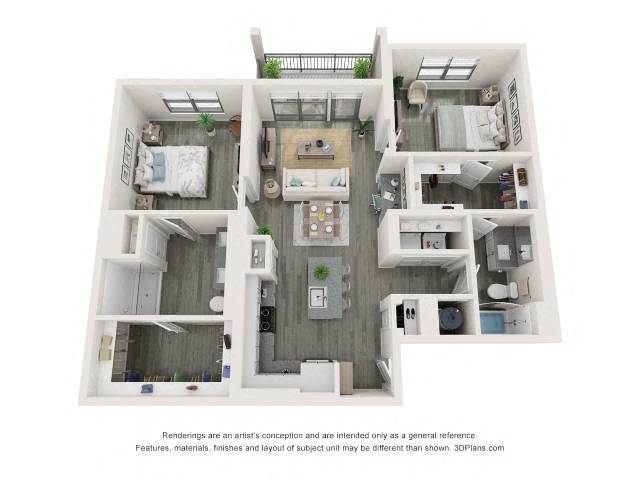 The Henry floor plan
