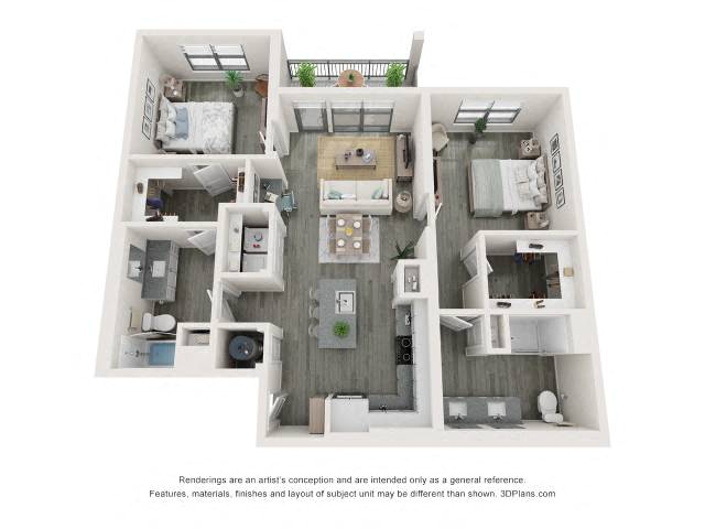 The George floor plan