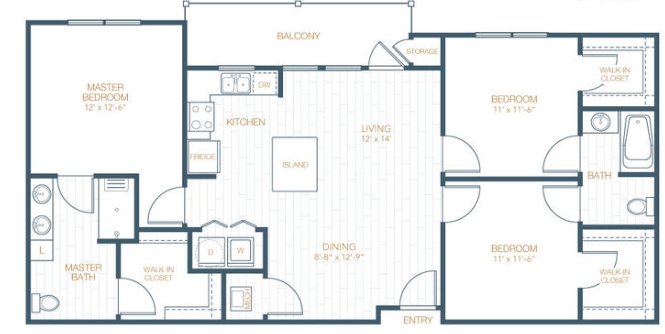 C1 ANSI floor plan