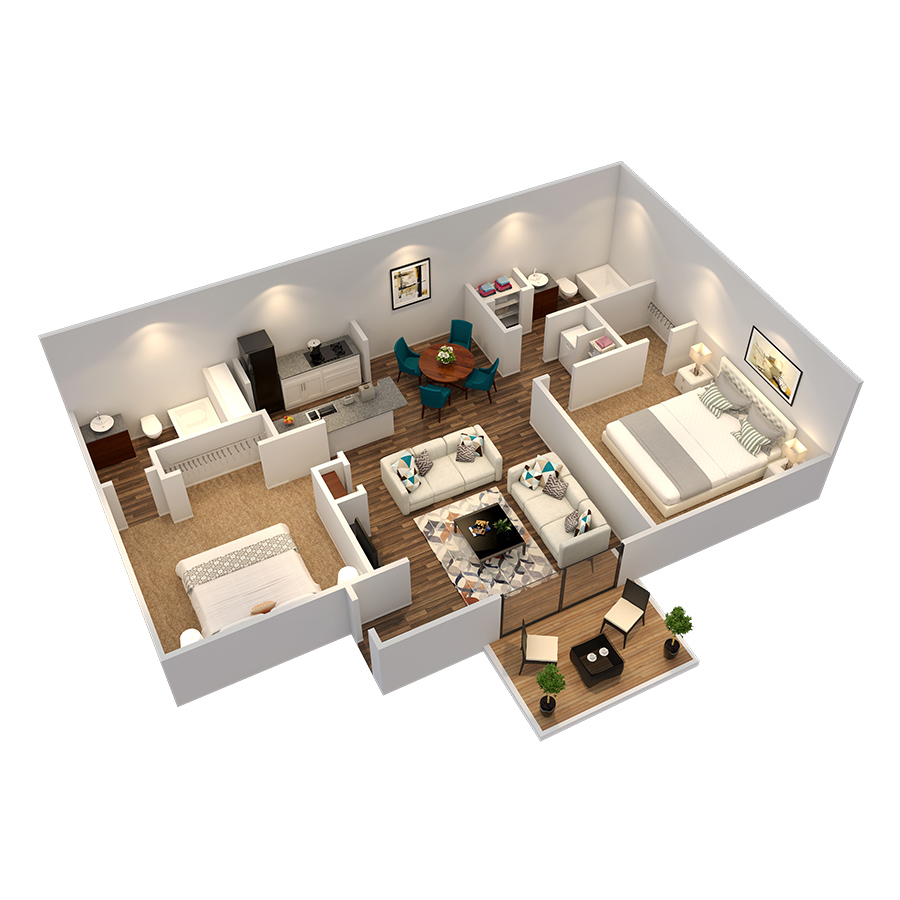 The Triton floor plan