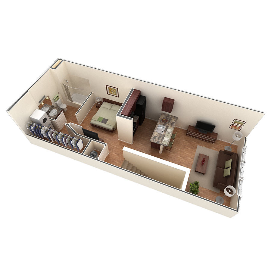 Studio Grand Overlook floor plan