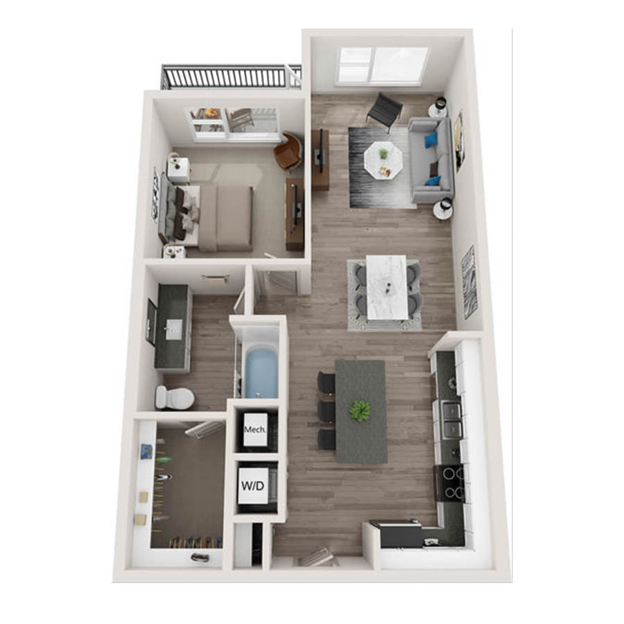 A09 AFF floor plan
