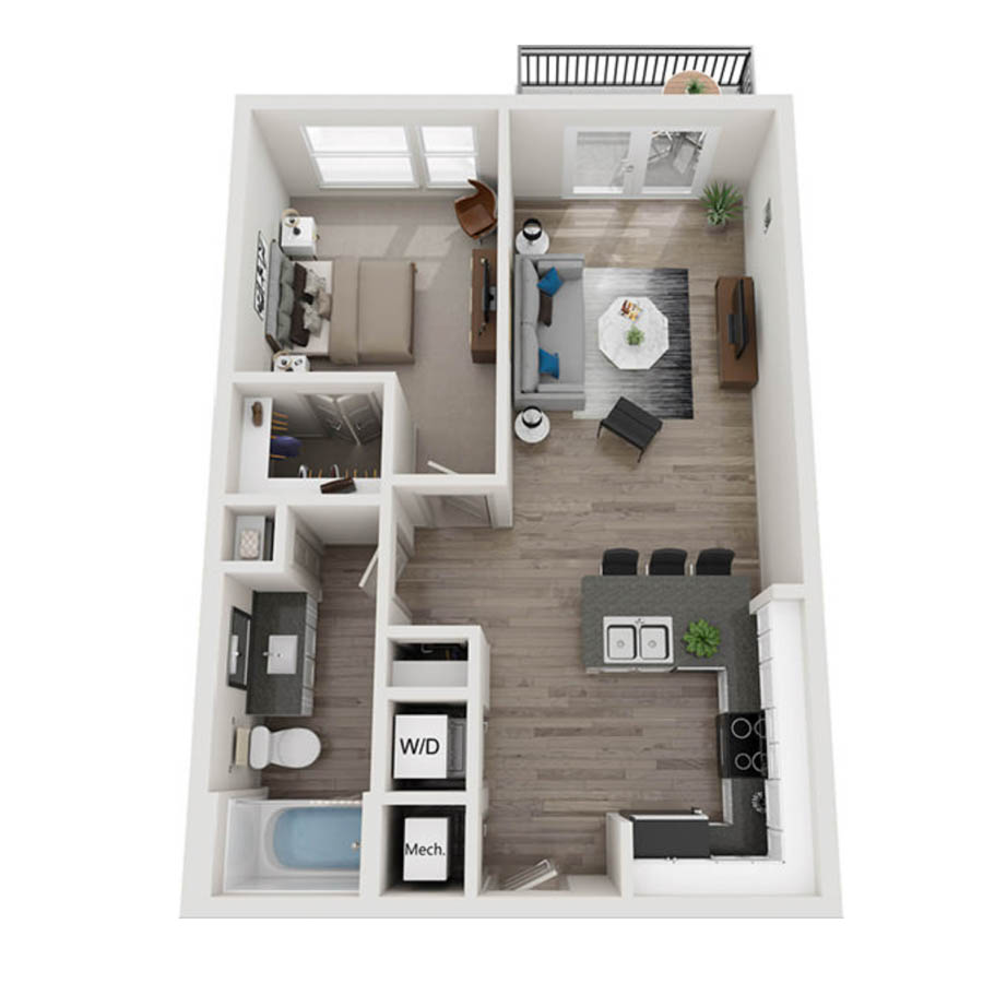A01 AFF floor plan