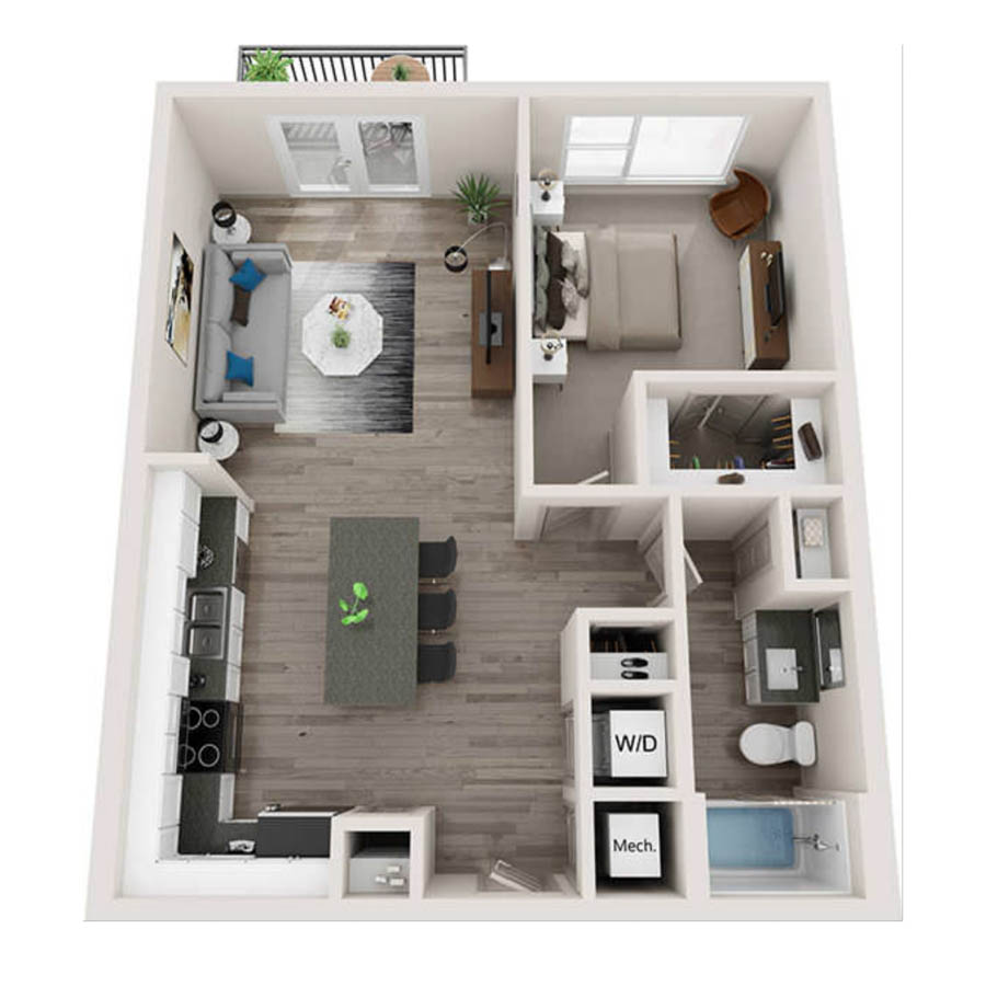 A07 AFF floor plan