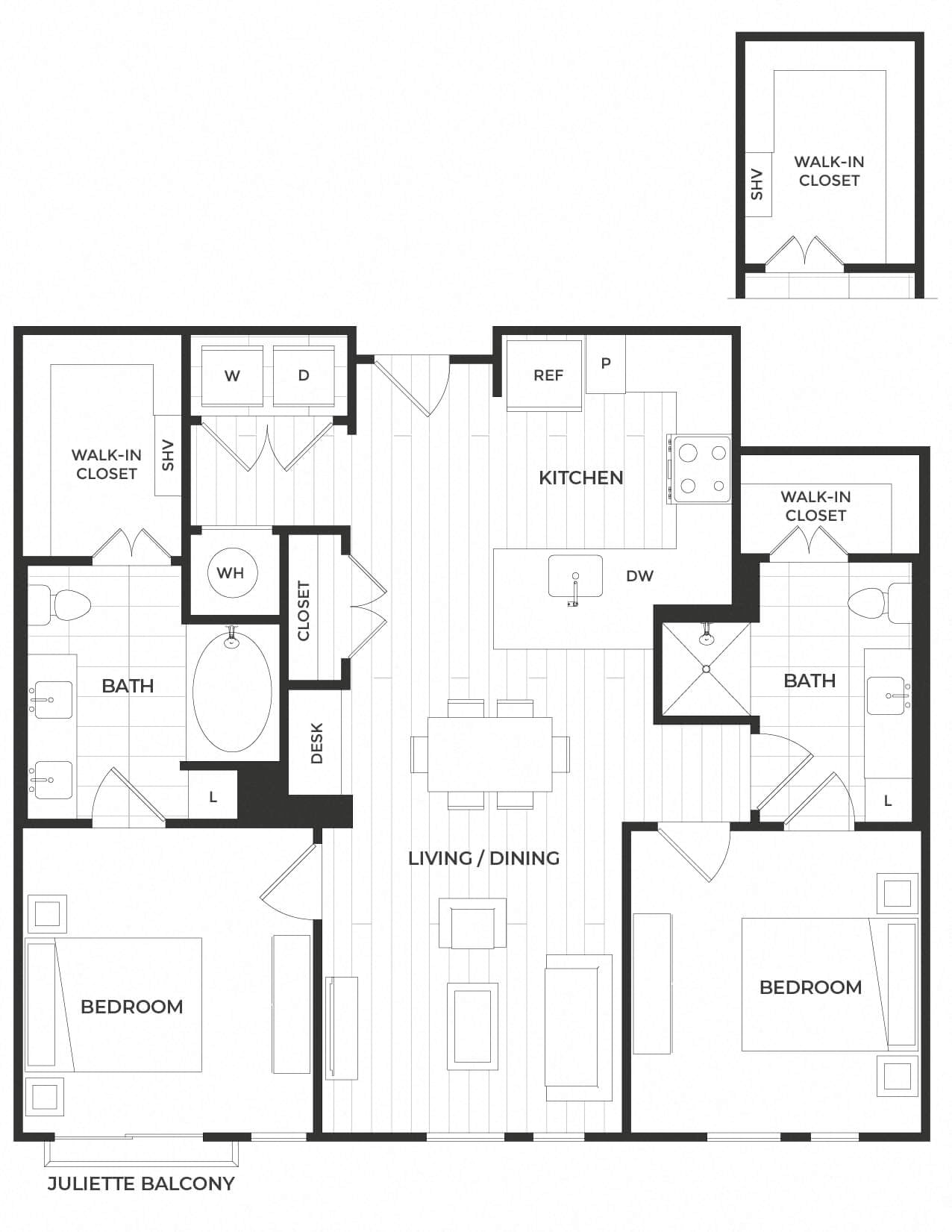M floor plan