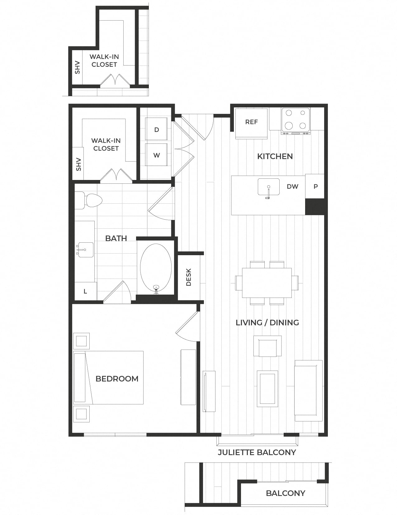 E floor plan